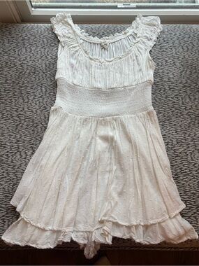 Urban Outfitters Smocked Polka Dot Romper